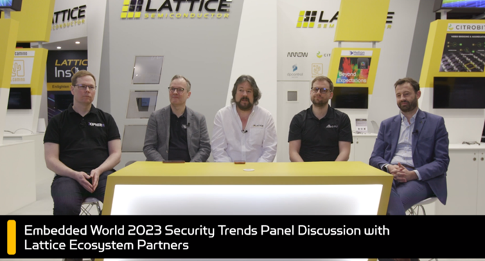 embedded world 2023, Lattice hosted its quarterly security seminar