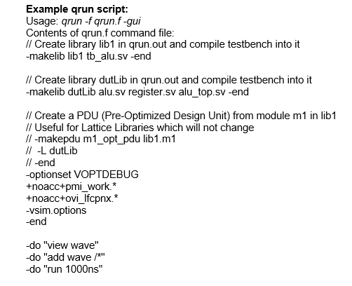 Example qrun script
