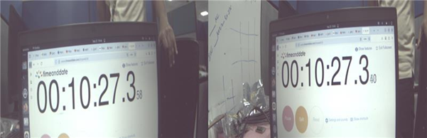 timestamp measurement and MIPI data reception without PTP synchronization