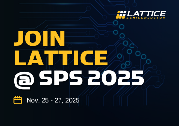 Lattice to Showcase Advanced Industrial and Edge AI Solutions at SPS 2025 