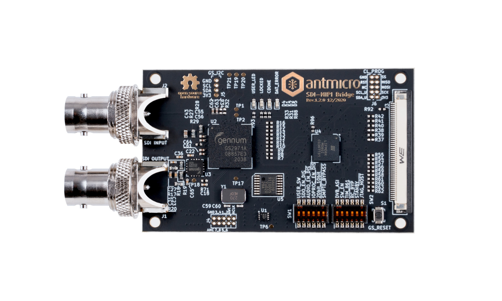 SDI to MIPI CSI-2 Bridge by Antmicro