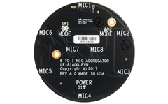 8 to 1 Microphone Aggregator Board Top View