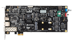 CrossLink-NX PCIe Bridge Board Top View with Jumpers