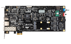 CrossLink-NX PCIe Bridge Board Top View without Jumpers