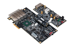CertusPro-NX 10GbE PTP Mother Board and 1588 PTP Daughter Board Side View