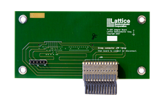 LatticeECP2 Advanced  TI ADS6000 EVM Interface Card Top View