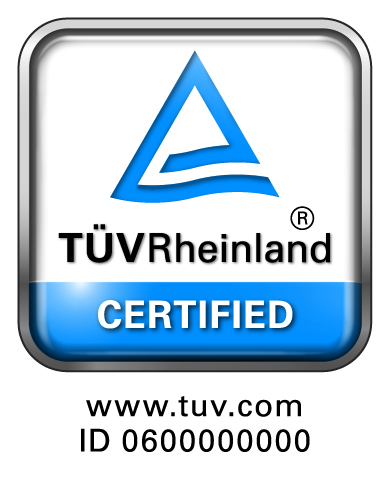 TUV Rheinland Certified ID 060000000000