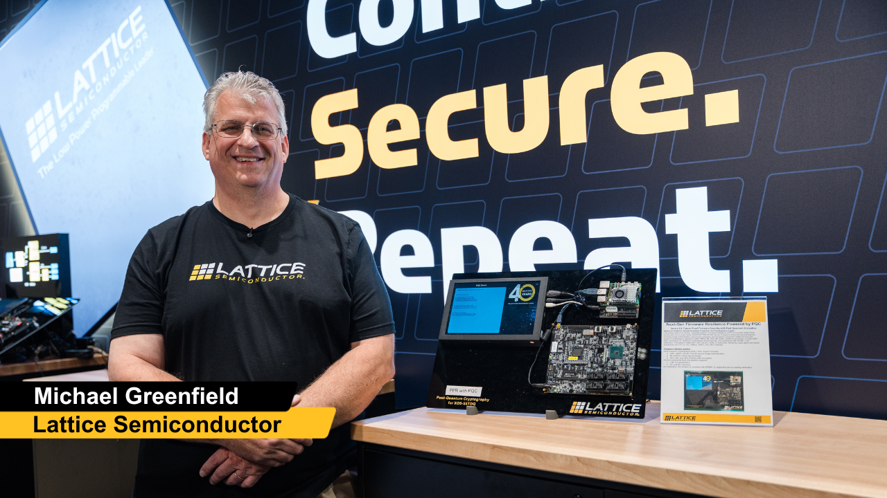 YouTube Thumbnail Lattice PQC Solution for Lattice MachXO5-NX 55TDQ and PFR Demo_Michael Greenfield