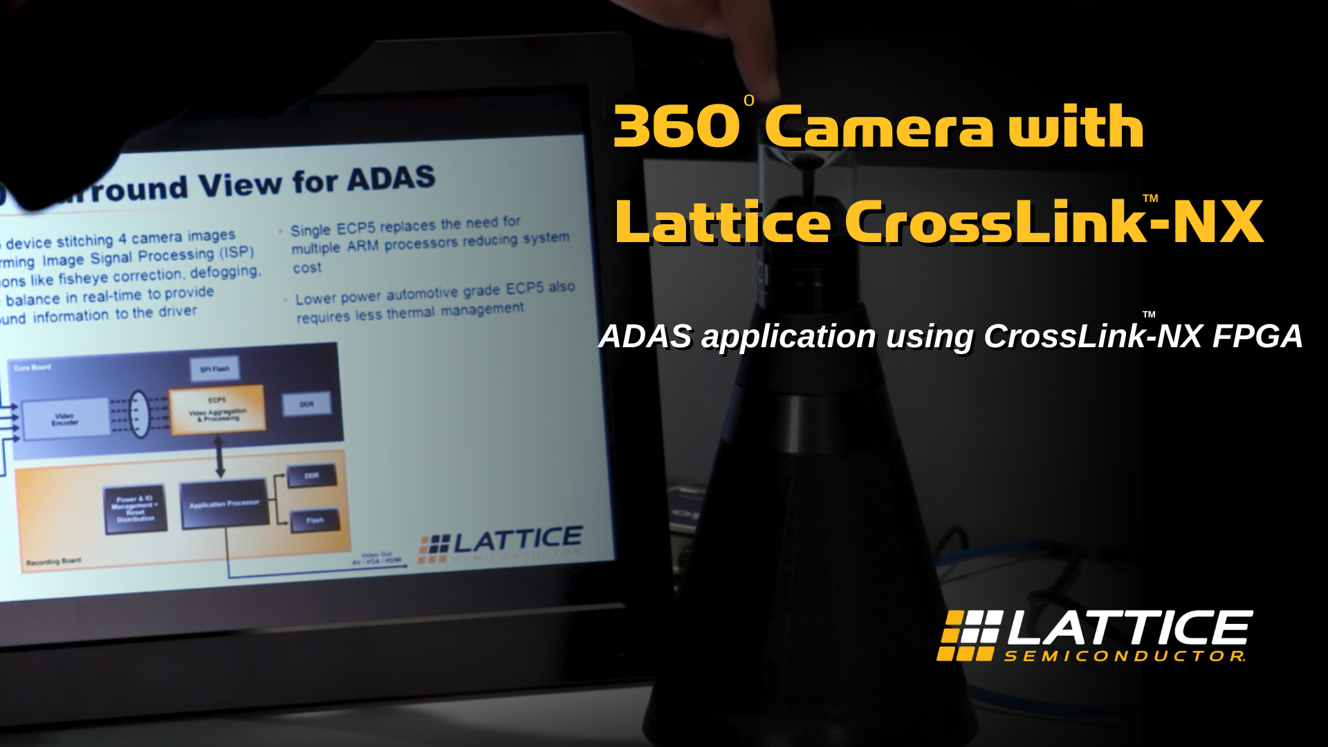 Using Lattice CrossLink FPGA for 360 Surround View Applications