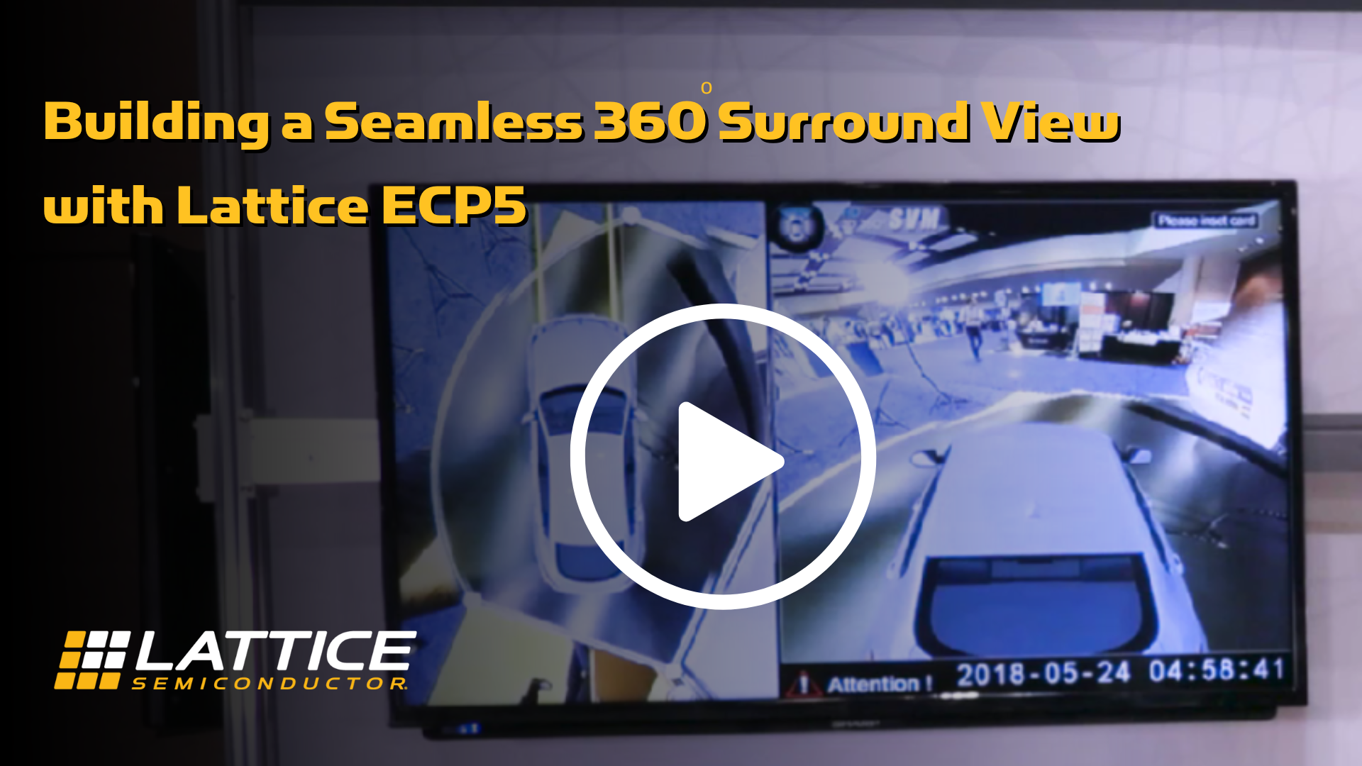 Building a seamless 360 degree surround view with ECP5
