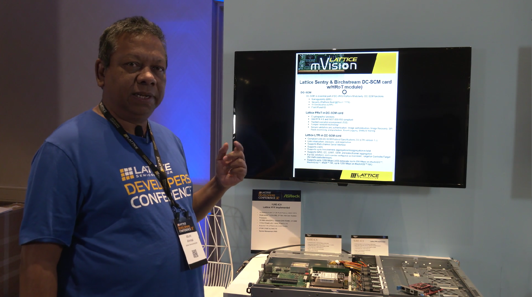 Lattice Sentry & Birchstream (Lincoln City DC-SCM card w/HRoT module)