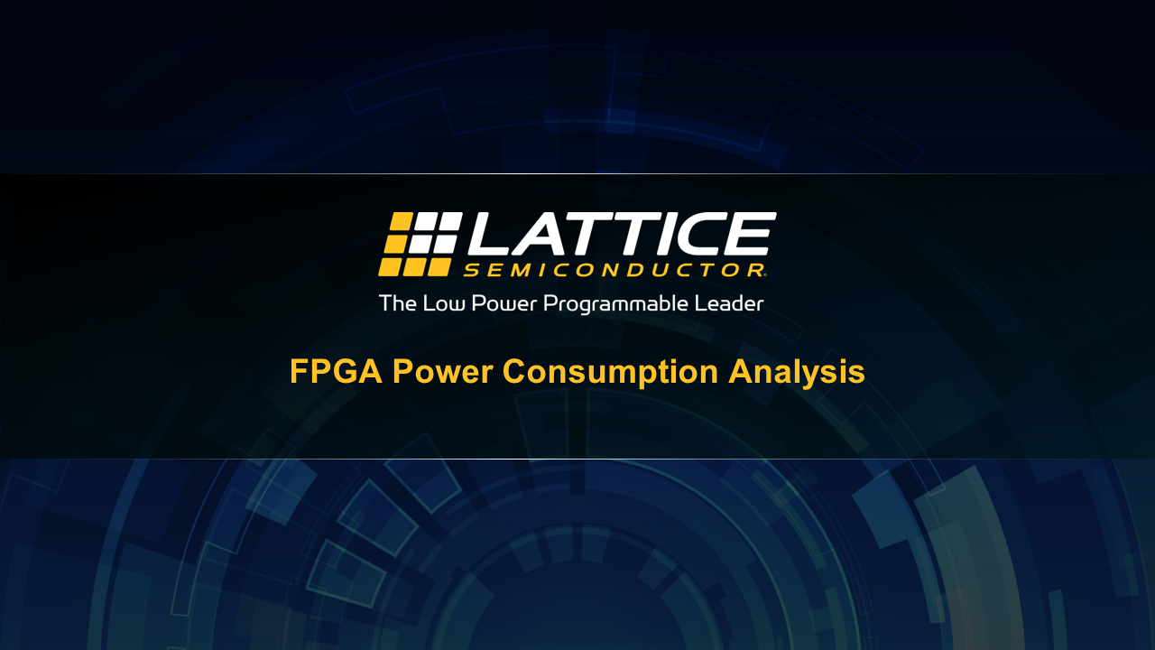 FPGA Power Consumption Analysis