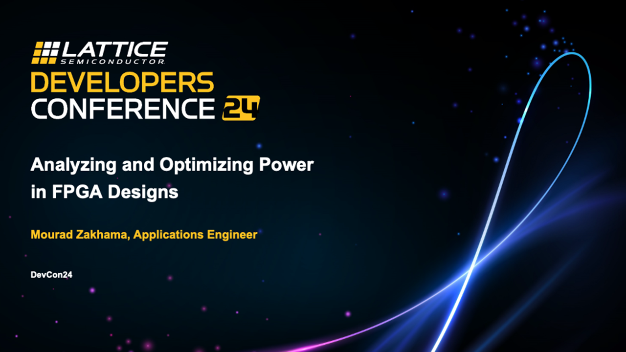 Analyzing and Optimizing Power in FPGA Designs