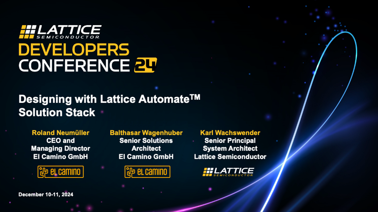 Designing with Lattice Automate™ Solution Stack