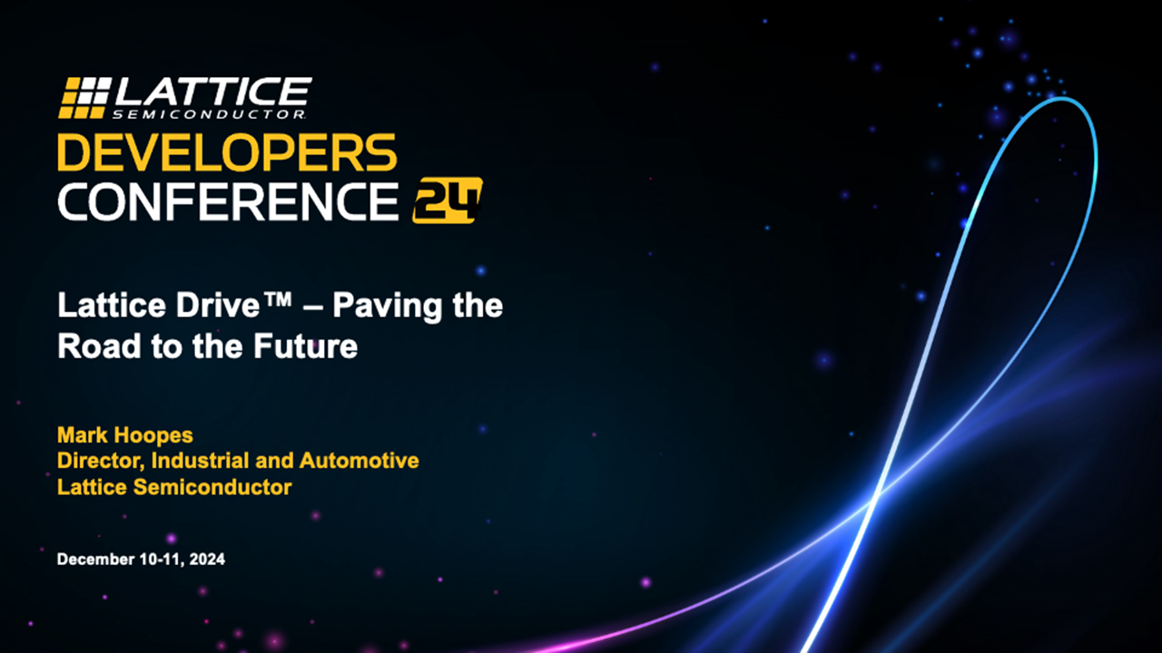 Lattice Drive™ - Paving the Road for the Future