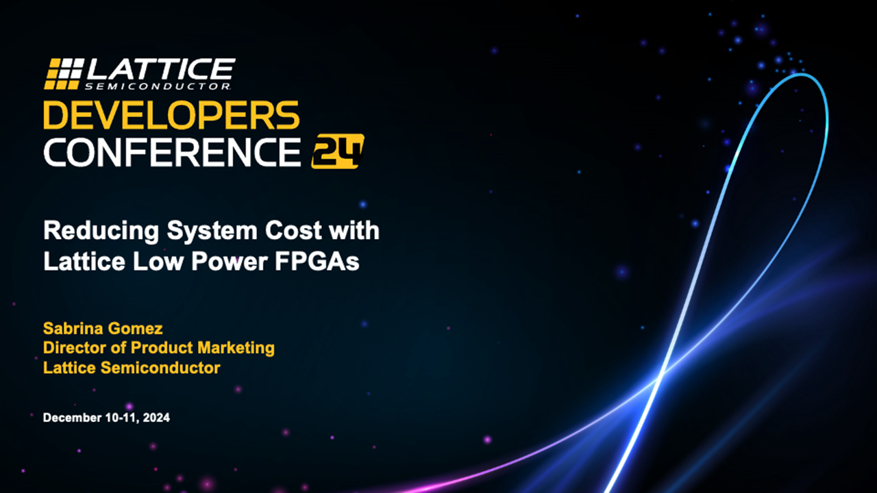 Reducing System Cost with Lattice Low Power FPGAs