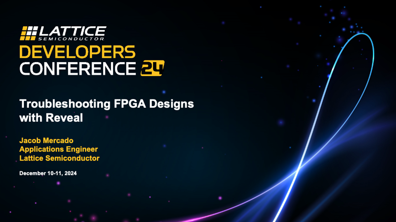 Troubleshooting FPGA Designs with Reveal