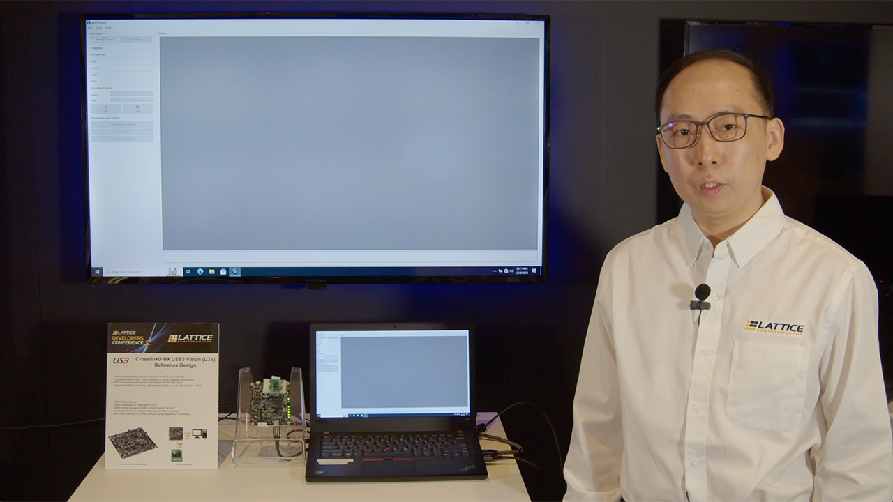 Lattice CrosslinkU-NX USB3 Vision (U3V) Reference Design