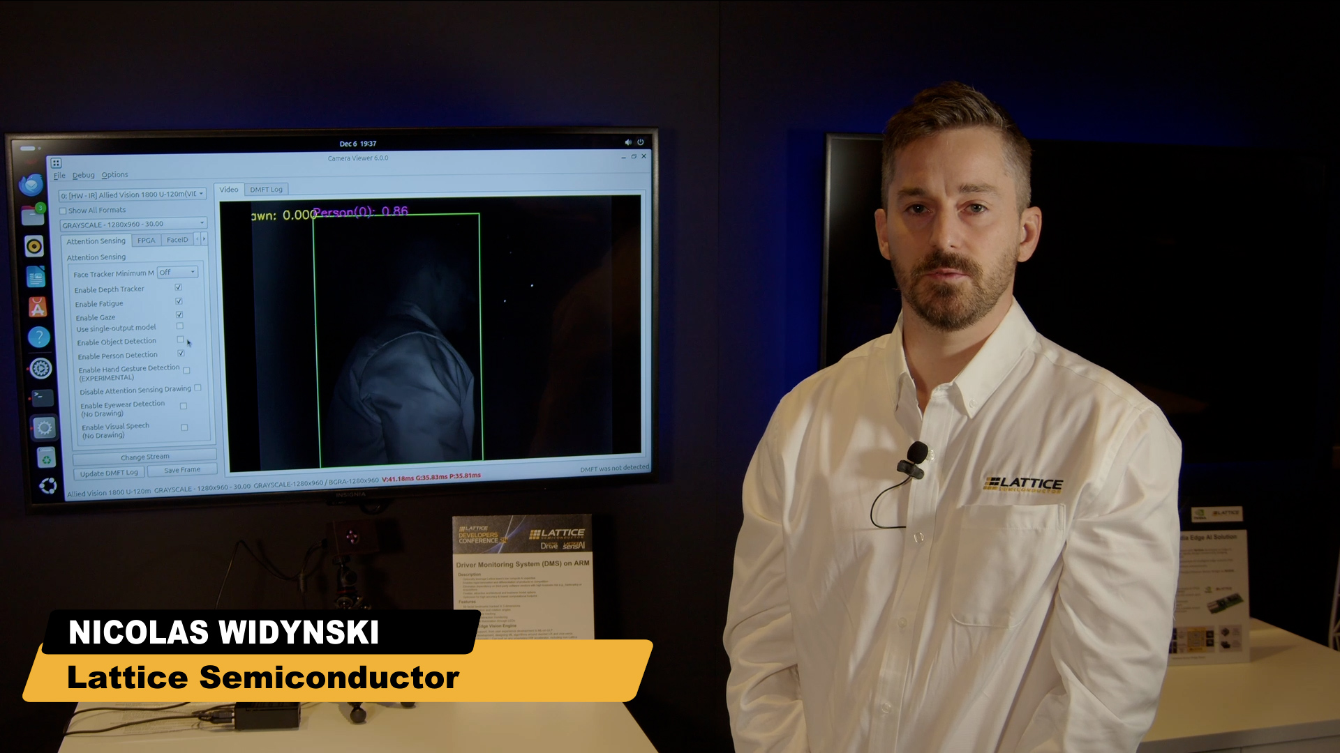 Lattice Drive 2.0 Driver Monitoring System (DMS) on ARM