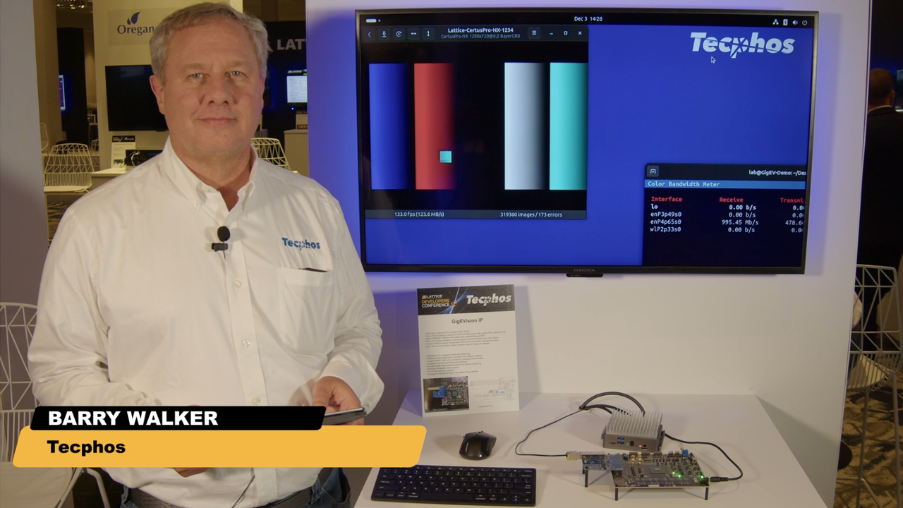 Tecphos GigEVision and CoaXPress IP for Lattice CertusPro™-NX