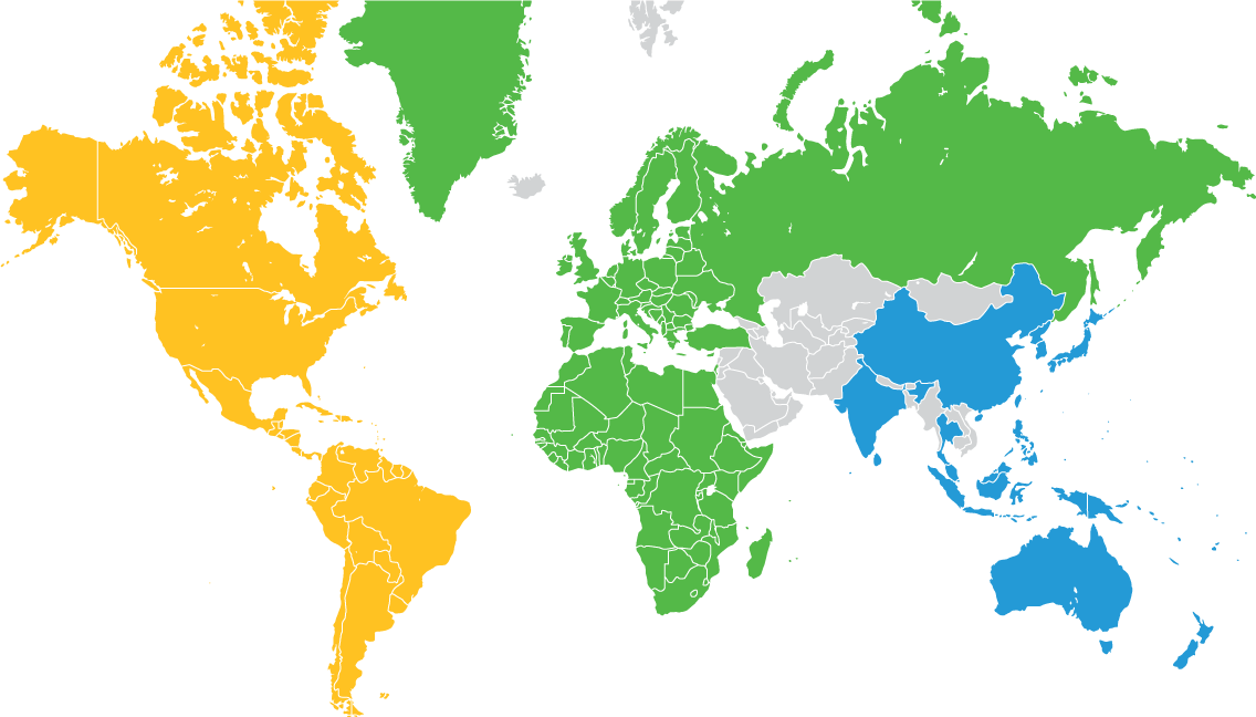 Regional Selection Map
